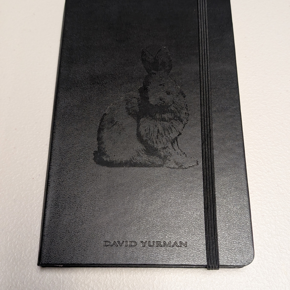 Moleskine Black Hardcover Lined Notebook From David Yurman - Picture 5 of 8
